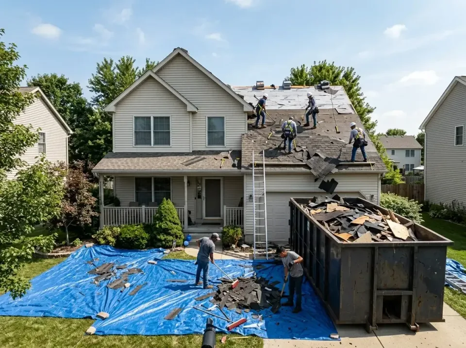 roof-replacement-debris-remova-004 — frequently asked questions, Cheapest Dumpster Rentals in Fairfield Bay, AR